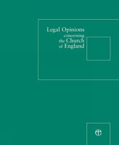 Cover image for Legal Opinions Concerning the Church of England