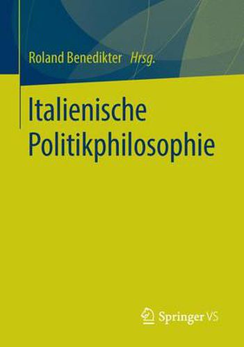 Cover image for Italienische Politikphilosophie