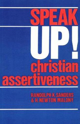 Cover image for Speak Up! Christian Assertiveness