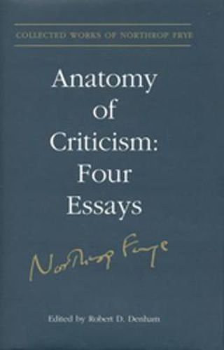 Anatomy of  Criticism: Four Essays