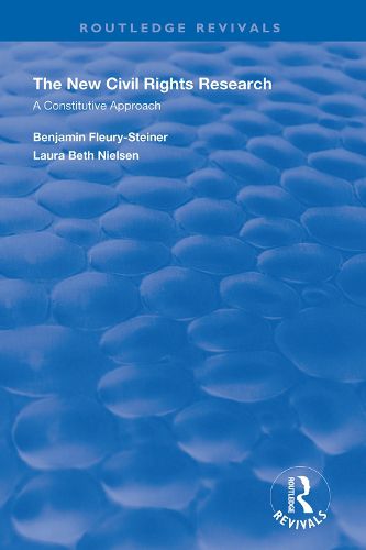 Cover image for The New Civil Rights Research: A Constitutive Approach