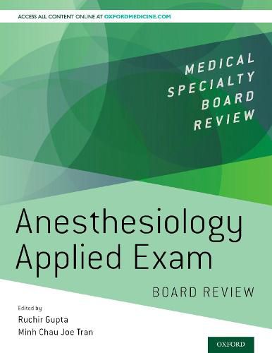 Cover image for Anesthesiology Applied Exam Board Review