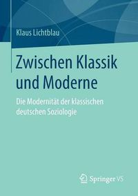 Cover image for Zwischen Klassik und Moderne: Die Modernitat der klassischen deutschen Soziologie