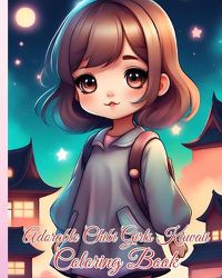 Cover image for Adorable Chibi Girls Kawaii Coloring Book