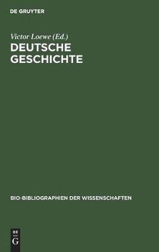 Cover image for Deutsche Geschichte