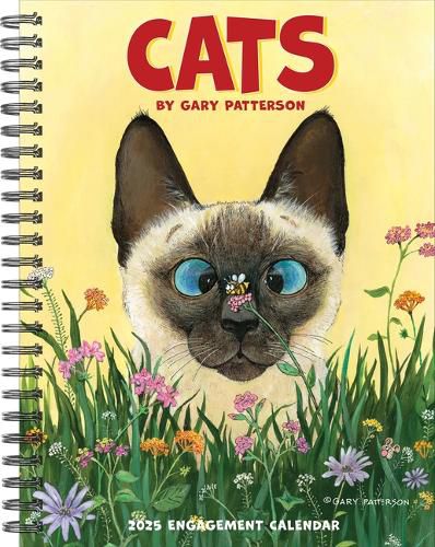 Cover image for Cats by Gary Patterson 2026 6.5 X 8.5 Engagement Calendar