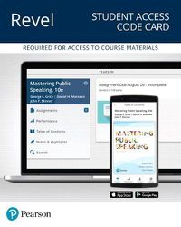 Cover image for Revel for Mastering Public Speaking -- Access Card