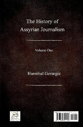 Cover image for The History of Assyrian Journalism, volume one (Hardcover, Persian edition)