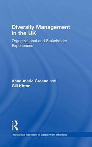 Cover image for Diversity Management in the UK: Organizational and Stakeholder Experiences