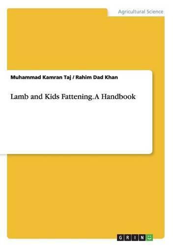 Cover image for Lamb and Kids Fattening. A Handbook