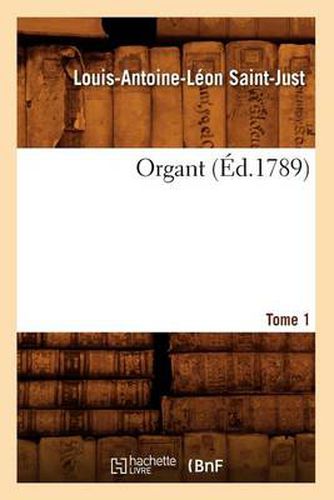 Organt. Tome 1 (Ed.1789)