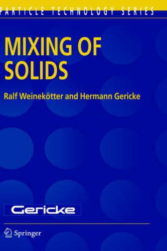 Cover image for Mixing of Solids