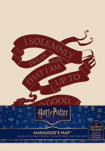 Cover image for Harry Potter: Marauder's Map Glow in the Dark Journal