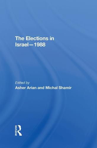 Cover image for The Elections in Israel-1988