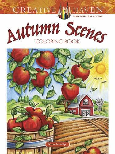 Cover image for Creative Haven Autumn Scenes Coloring Book