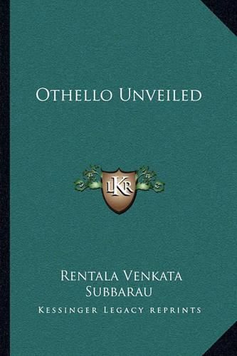 Cover image for Othello Unveiled