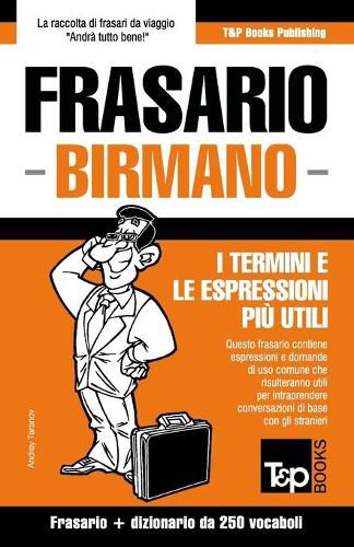 Cover image for Frasario - Birmano - I termini e le espressioni piu utili: Frasario e dizionario da 250 vocaboli