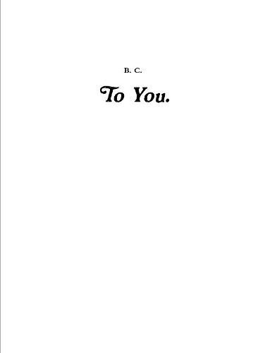 Cover image for To You.