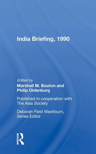 Cover image for India Briefing, 1990