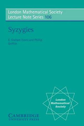 Cover image for Syzygies