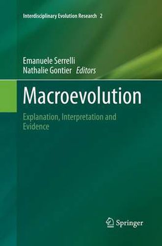 Cover image for Macroevolution: Explanation, Interpretation and Evidence