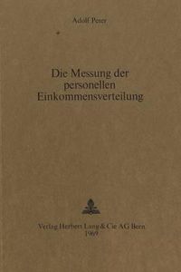 Cover image for Die Messung Der Personellen Einkommensverteilung