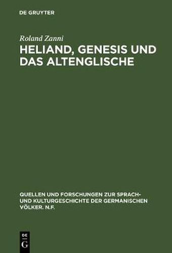 Cover image for Heliand, Genesis und das Altenglische