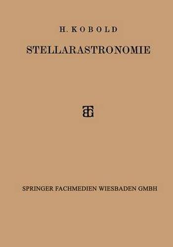 Cover image for Stellarastronomie