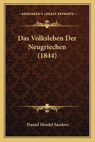 Cover image for Das Volksleben Der Neugriechen (1844)