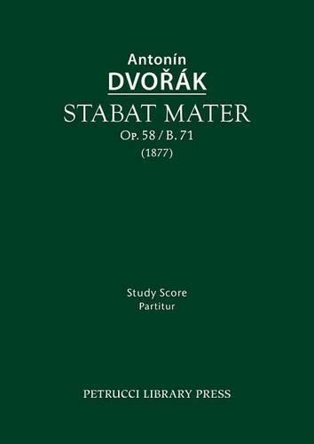 Cover image for Stabat Mater, Op.58 / B.71: Study Score