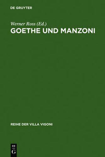 Cover image for Goethe und Manzoni