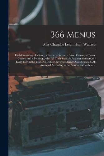 Cover image for 366 Menus