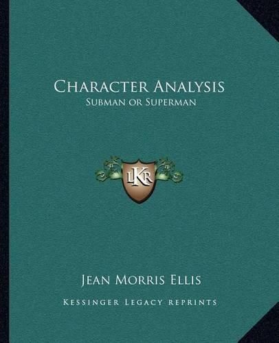 Cover image for Character Analysis: Subman or Superman