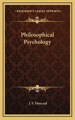 Cover image for Philosophical Psychology