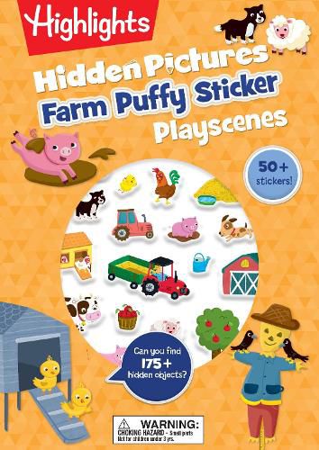 Cover image for Farm Hidden Pictures Puffy Sticker Playscenes