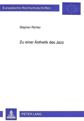 Cover image for Zu Einer Aesthetik Des Jazz