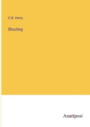 Cover image for Shouting