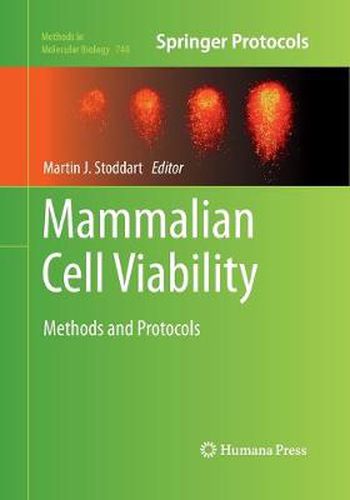 Cover image for Mammalian Cell Viability: Methods and Protocols