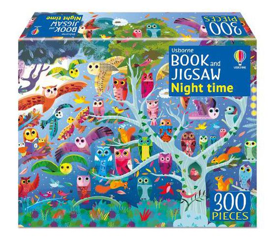 Cover image for Usborne Book and Jigsaw Night Time