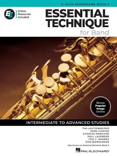 Cover image for Essential Elements for Band - Eb Alto Sax Book 3