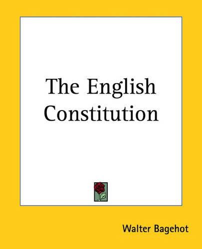 Cover image for The English Constitution