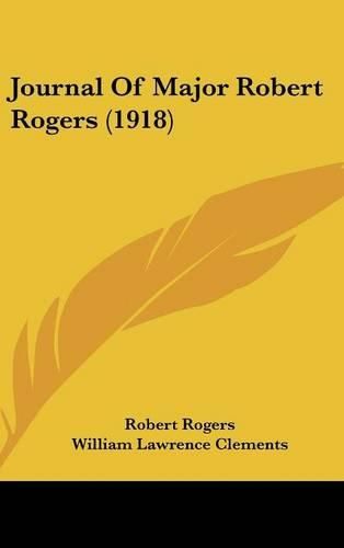 Journal of Major Robert Rogers (1918)