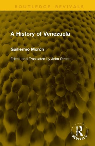 Cover image for A History of Venezuela