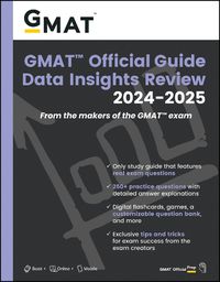 Cover image for GMAT Official Guide Data Insights Review 2024-2025: Book + Online Question Bank