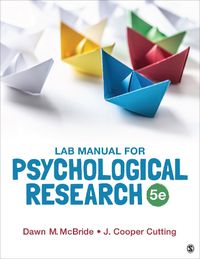 Cover image for Lab Manual for Psychological Research