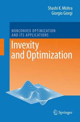 Cover image for Invexity and Optimization