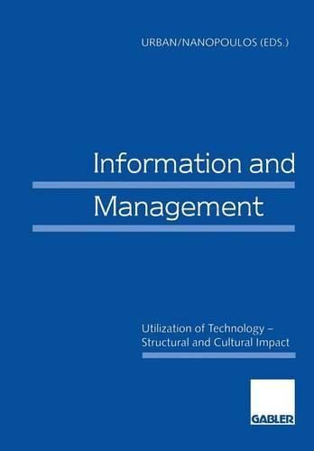 Cover image for Information and Management (in Englischer Sprache)