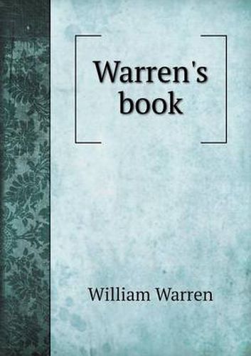 Cover image for Warren's Book