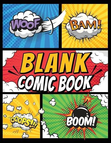 Cover image for Blank Comic Book Panels