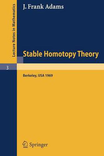 Cover image for Stable Homotopy Theory